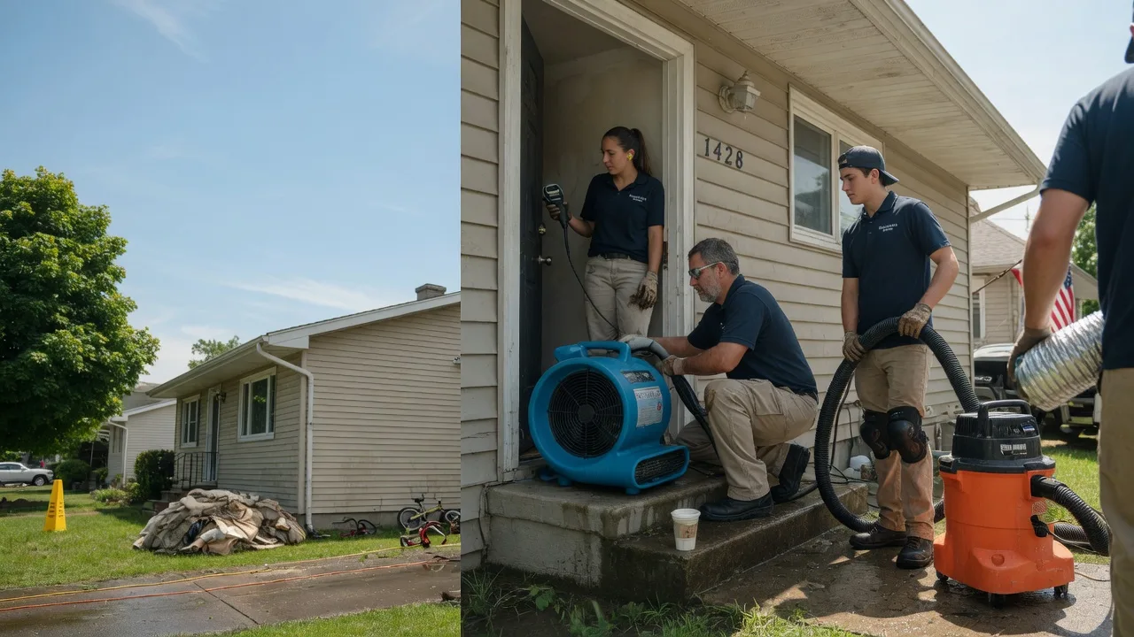 Water Damage Restoration in Casstown, OH near me
